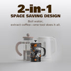 Electric French Press Coffee Maker, 120V Boil Water & Press Coffee 2-in-1 - Image 4