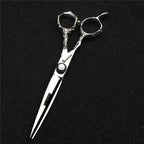 6 Inch Hair Cutting Scissors for Left Hand Hair Cutting Scissors Set (Flat Scissors 6 Inch-A)