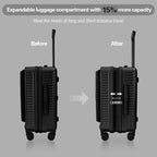 20 Inch Luggage with Spinner Wheels, Expandable Front Opening Suitcase 100% PC - Image 4