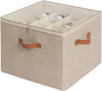 StorageWorks Shoe Organizer for Closet, Fits up to 16 Pairs, Shoe Cubby Storage by StorageWorks
