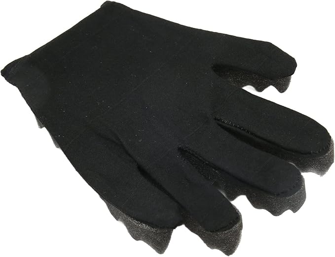 ZJchao Magic Hair Curling Sponge Gloves, Curling Sponge Glove, Afro Coil Flexible Portable Hair Sponge, for Barbers Brush Styling Tool, for Barber Salon