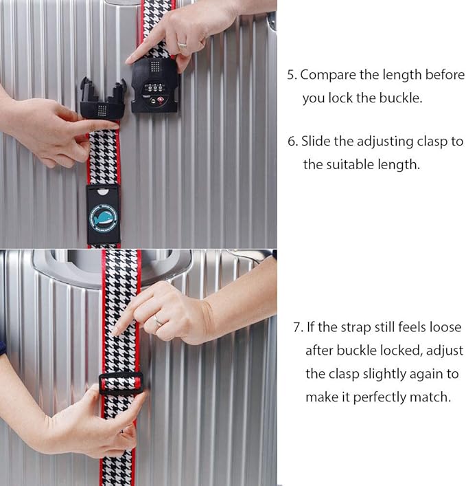 Travelkin Luggage Straps TSA Approved - Image 5