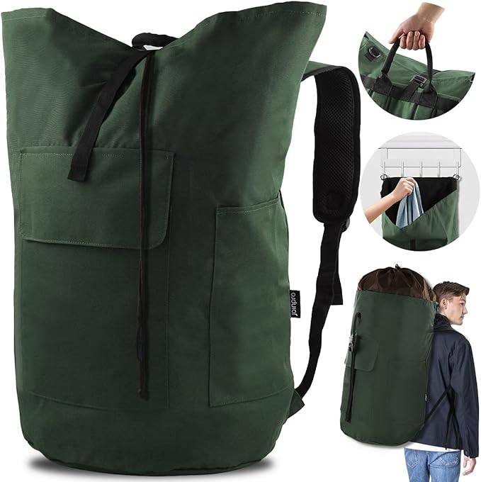 Laundry Bag Backpack, 125L Extra Large Travel Laundry Bags by JOINPRO