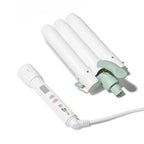 Mane 1.25" Jumbo Hair Waver Styling Attachment - 3 Barrel Curling Iron for Natural-Looking Beach Waves, Frizz-Free Volume & Texture - Detachable Hair Tools Compatible with Power Base