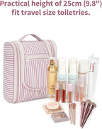 Narwey Small Striped Hanging Travel Toiletry Bag - Image 6