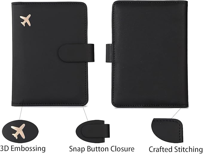 Melsbrinna Premium Leather Passport Holder Covers Case, Waterproof Rfid - Image 4