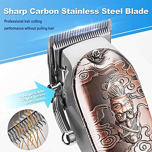 Hair Clippers and Trimmers Set for Men (Rose Gold)