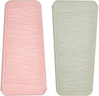 Silicone Heat Resistant Travel Mat Pouch for Hair Straightener, Crimping Iron, Curling Iron, Hair Curling Wand, Flat Iron, Hair Waving Iron (2 Pack, Multicolored)