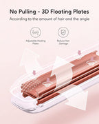 Wavytalk Hair Straightener, 100% Pure Titanium Flat Iron Hair Straightener Dual Voltage Creates Silky Hair Instantly, 1 Inch Flat Iron 170℉-450℉
