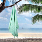 Cotton Turkish Beach Towels (39 x 72 inch ( Beach towel - 4 PACK ) / Mint)