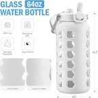 MUKOKO 64oz Glass Water Bottles - Image 3