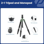 Fotopro Mini Tripod Desktop Aluminum Alloy 20 Inch - Image 2