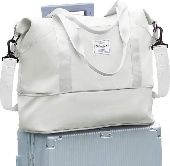 Travel Duffel Bag, Sports Tote Gym Bag, Shoulder Weekender Overnight Bag by WONHOX