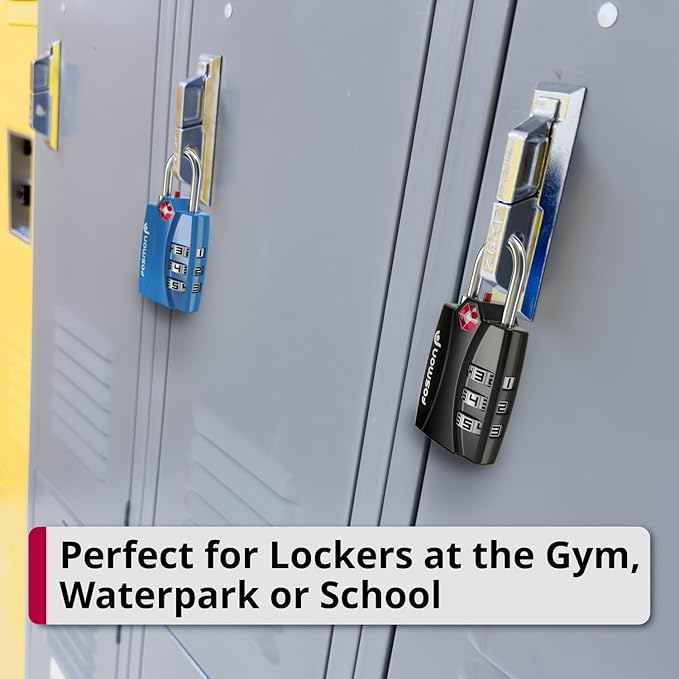 Fosmon TSA Approved Locks for Luggage. Suitcase Locks - Image 7