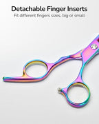 ULG Hair Thinning Scissors Professional Barber’s Texturizing Teeth Shears for Hairdressing, Salon and Home Use Thinning Shears for Hair Cutting, Made of Japanese Stainless Steel, 6.5 inch