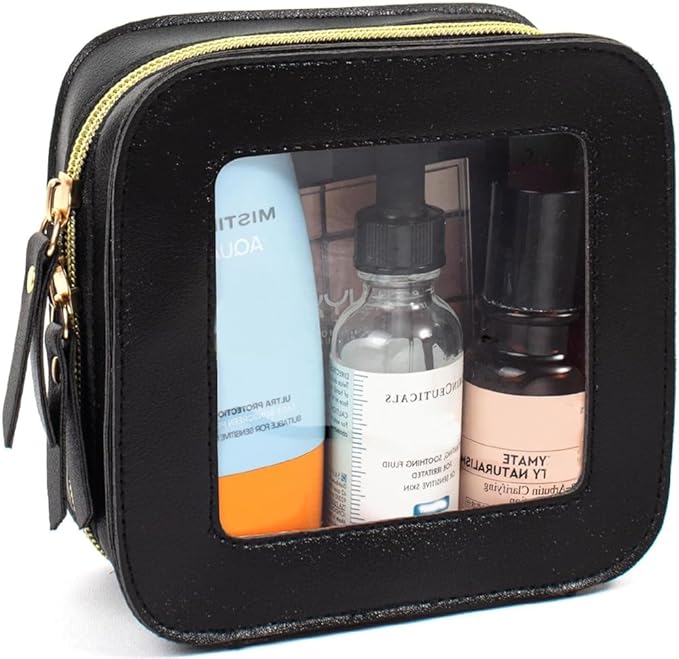 2 Pcs Clear Makup Bag Set by FFpaw