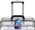 2 Pcs Beautiful Blue Luggage Tags - Image 6