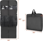 Univivi 60 '' Foldable Extra Long Dress Garment Bag, Premium Breathable & - Image 5