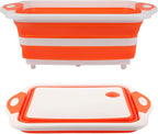 Collapsible BBQ Prep Tub/Cutting Board 10L, Foldable Dish Tub by Unknown