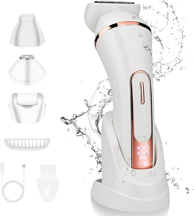 Electric Shavers for Women, 4 in 1 Hair Removal Kit - Image 9