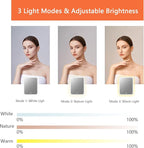 Makeup Bag with Led Mirror, Travel Makeup Organizer with 3 Color Setting - Image 5