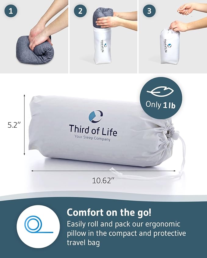 Travel Pillow VOLAR Memory Foam Small Pillow - Image 6
