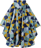Rain Poncho Jacket Coat Hooded Zipper Style - Image 6
