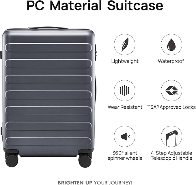Carry on Luggage 22 X 14 X 9 Airline Approved, 20 Inch Luggage - Image 2