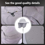 Unisex Outdoor Activities UV Protecting Sun Hats - Image 6