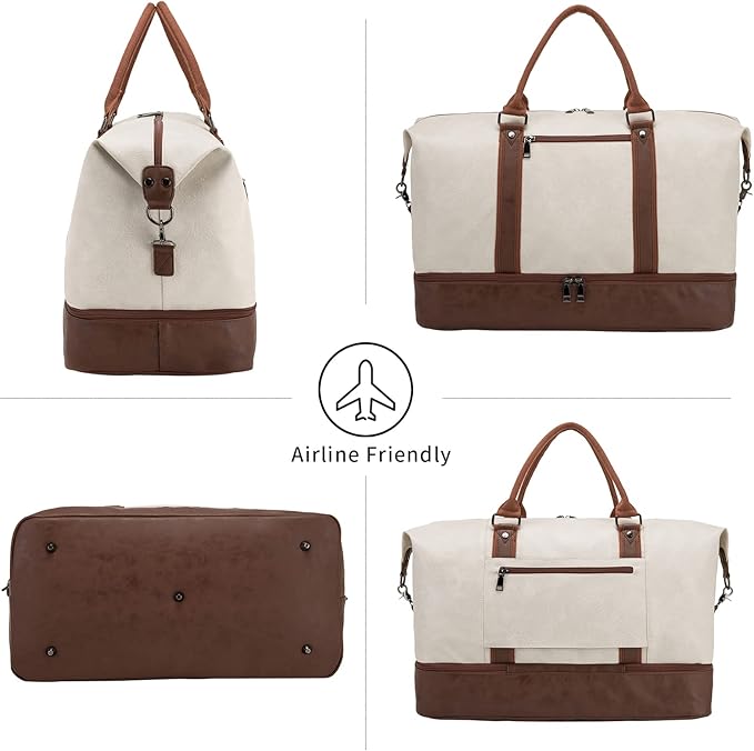 Weekender Overnight Bag Carry On Bag Travel Bag - Image 5