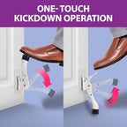 Door Stopper with Adhesive Bracket Stickers, No Drilling or Tools Needed - Image 2
