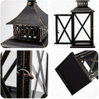 DECORKEY Lantern Decorative Indoor & Outdoor, Large Hanging Candle Lanterns - Image 8