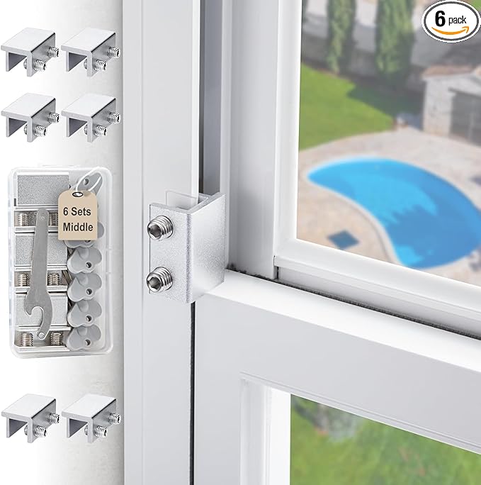 6 Sets Sliding Window Locks by CRODOER