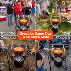 All-in-One Tailgating Table, Portable Folding Camping Table