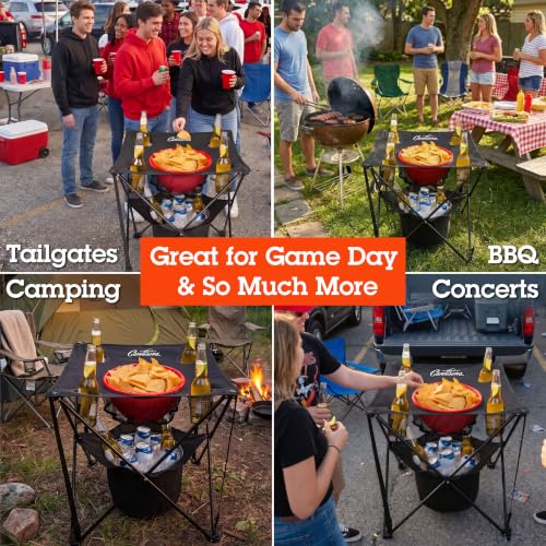 All-in-One Tailgating Table, Portable Folding Camping Table