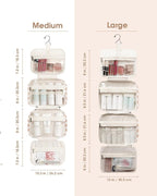 Narwey Hanging Toiletry Bag for Women Travel Makeup Bag Organizer Toiletries - Image 6