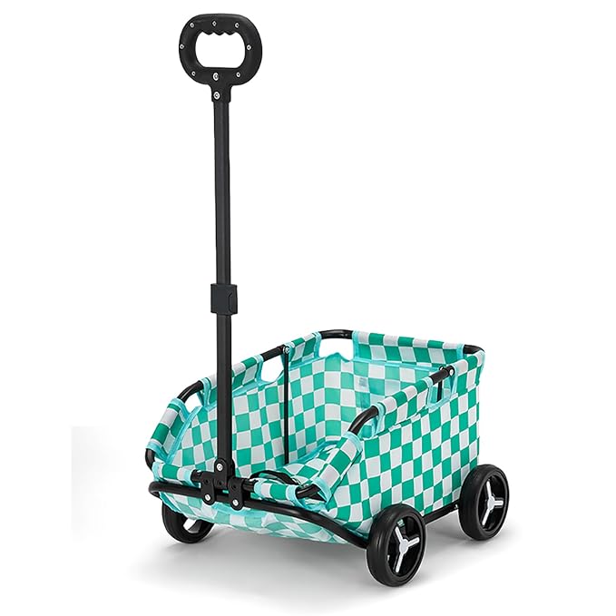 Dog Stroller 4 Wheels Folding Dog Cart Pet Stroller by KERATISNIK
