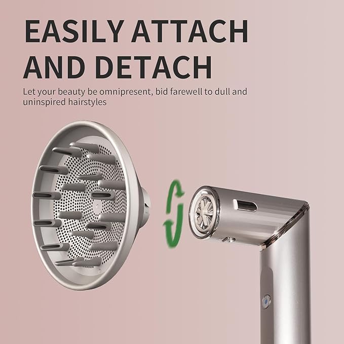 2pack Large Diffuser and Cleaning brush Attachment Compatible with Shark FlexStyle, Upgraded Bigger Diffuser Nozzle for Dryer Faster and Define Wavy, Curly, Coily Hair