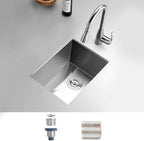 TORVA 14 x 18 Inch Undermount Kitchen Sink, Premium 304 Stainless Steel Bar Sink by TORVA