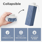POMKAKA Collapsible Water Bottles 24.3oz, 2nd Generation Leakproof BPA-Free - Image 3