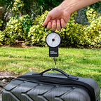 Mechanical Luggage Scale with Tape Measure (Orange)