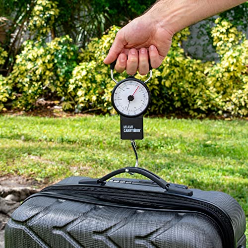 Mechanical Luggage Scale with Tape Measure (Orange)