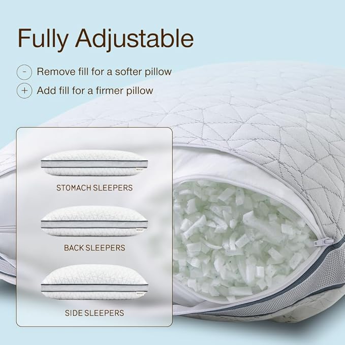 Coop Home Goods Eden Bed Pillow Queen Size - Image 2