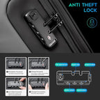 BANGE Anti Theft Backpack，Smart Business Laptop Fits 15.6 Inch Notebook - Image 3