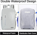 CADeN Camera Backpack w/ 15.6" Laptop Compartment, USB Charge Port, Tripod - Image 8