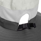 Rosoz Ponytail Sun Bucket Hats for Women UV Protection Foldable Mesh Wide Brim - Image 4