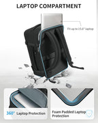 ECOHUB Travel Backpack for Men Women, Carry on Backpack - Image 3