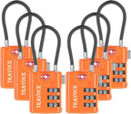 TSA Approved Luggage Locks, Travel Locks Which Also Work Great as Gym Locks by TRAVOCE