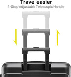 Carry On Suitcase, 20 Inch Carry-On Luggage - Image 3