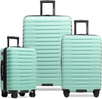 U.S. Traveler Boren Polycarbonate Hardside Rugged Travel Suitcase Luggage by USTraveler